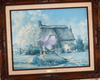 Marty Bell "Little Thatch Twilight" Painting