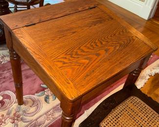 Tiger Oak Writing Desk