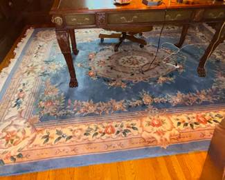 Aubusson Style Floral Area Rug