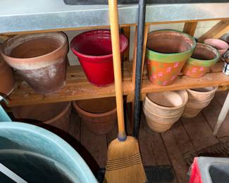 Assorted Terracotta and Decorative Ceramic Planters