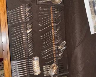 Wallace Grand Baroque Sterling Silver Flatware Set