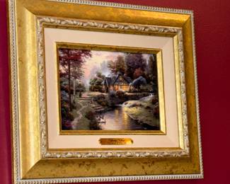 Thomas Kinkade "Fellowship Cottage" Limited Edition Art Print