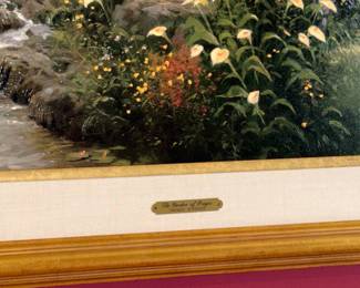 Thomas Kinkade "The Garden of Prayer" Limited Edition Paper Print