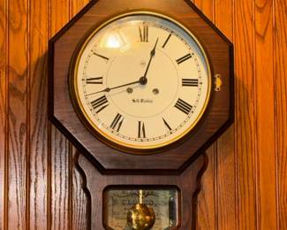 Seth Thomas "World" Regulator Wall Clock