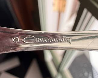 Community Silverplate "Evening Star" Pattern Flatware Set