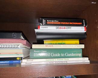 Assorted Collection of Medical, Gardening, and Fiction Books