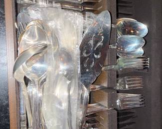 Community Silverplate "Evening Star" Pattern Flatware Set
