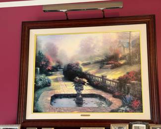 Thomas Kinkade "Gardens Beyond Spring Gate" Limited Edition Art Print