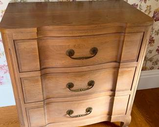 Thomasville French Provincial Serpentine Three-Drawer Commode