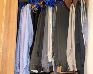 Men's Dress Shirts and Trousers