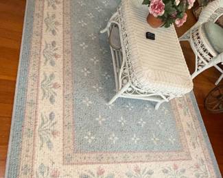 Palais by Rifle Paper Co. Floral Border Area Rug