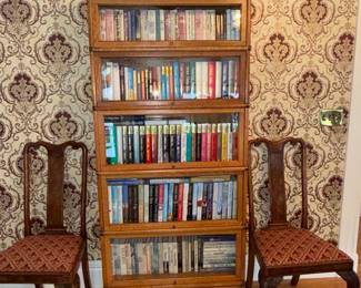 Globe-Wernicke Oak 4-Stack Barrister Bookcase