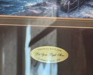 Thomas Kinkade "Let Your Light Shine" Collector's Society Print