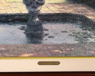 Thomas Kinkade "Gardens Beyond Autumn Gates" Art Print