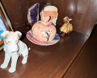 Porcelain Dog Figurine