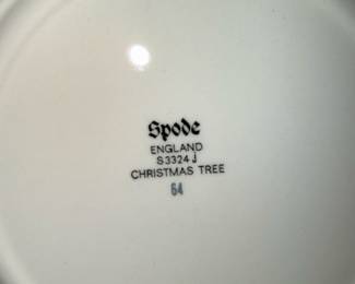 Spode Christmas Tree Plate S3324 J