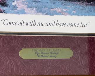 Thomas Kinkade "Pye Corner Cottage" Limited Edition Art Print