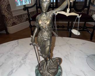 Lady Justice Statue by Andrea by Sadek