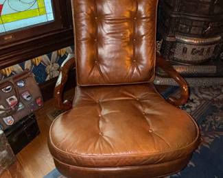 Hancock & Moore Tufted Leather Executive Office Chair