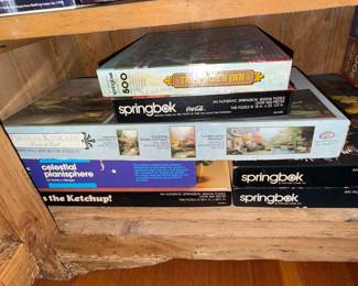 Assorted Board Games and Puzzles