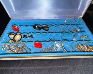 Assorted Costume Jewelry Collection in Vintage MELE Box
