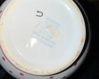 Gmundner Keramik Polka Dot Pitcher and Bowl Set