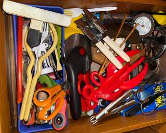 Assorted Kitchen Utensils and Gadgets with Branded Items