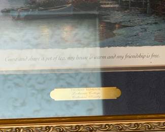 Thomas Kinkade "Lochaven Cottage" Limited Edition Art Print