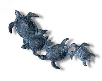 78 MetalSeaTurtleWallArtCoastalOutdoorGardenDecor