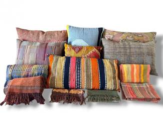 105 AssortedPillowsThrowsCoversCrateBarrelPotteryBarn
