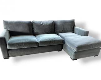 50 CrateBarrelSectionalSofawChaise