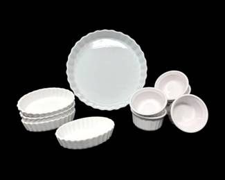 146 CordonBleuBIAPorcelainBakingDishesSetRamekinsQuiche