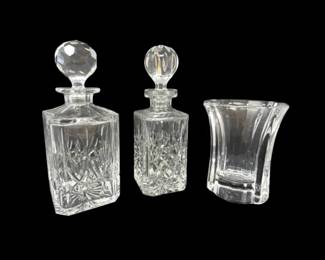 120 GorhamCrystalDecanterLargeCutGlassDecanterCrystalVase