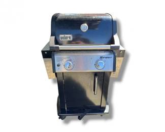 58 WeberSpiritGasGrillwCover2BurnerOutdoorBBQ