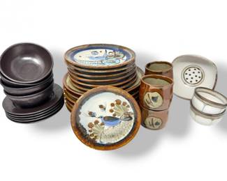 18 MixedStudioPotteryDishSetJuliskaKenEdwardsJohnDavey