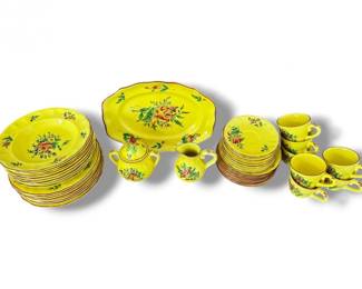 138 LunevilleOldStrasbourgFrenchDinnerwareSet