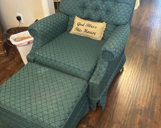 LaZBoy swivel rocker with ottoman