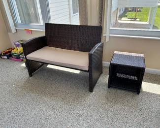 Patio set with indoor life