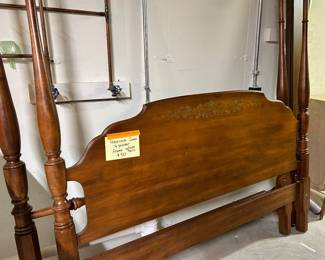 Hitchcock queen bed frame