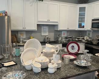 View of the kitchen area