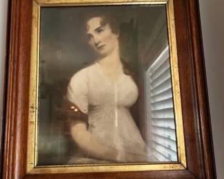 Early print in Walnut shadowbox frame