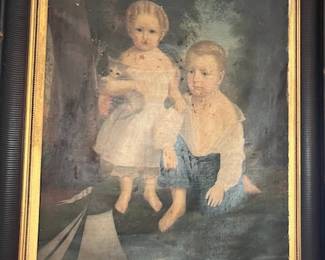 The Winter children - painted by Joseph Thoits Moore