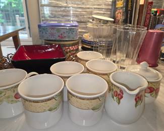 Gibson “Fruit Grove”  dishware 