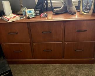 Wooden Crendenza/file cabinet