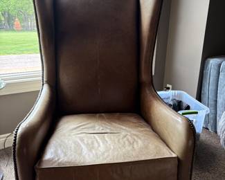 Leather High back chairs