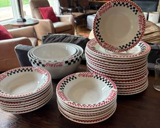 Coca Cola dishware set 