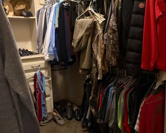 FULL Closet of MENS  Quality Clothing / Suits/ Shirts/ Jackets etc
