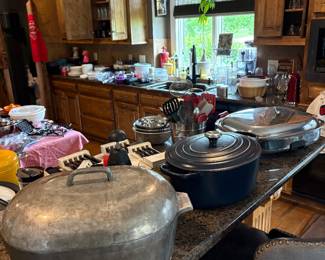 MagnaLite pot/ Le Creuset Dutch oven/ Iron Clad Electric Skillet 