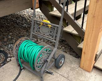 Iron Roll up hose reel 