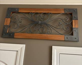 Iron wall decor